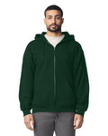 Gildan G186 Heavy Blend Full-Zip Hooded Sweatshirt - Forest - model front