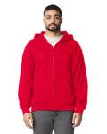 Gildan G186 Heavy Blend Full-Zip Hooded Sweatshirt - Red - model front
