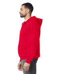 Gildan G186 Heavy Blend Full-Zip Hooded Sweatshirt - Red - model side