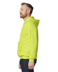 Gildan G186 Heavy Blend Full-Zip Hooded Sweatshirt - Safety Green - model side