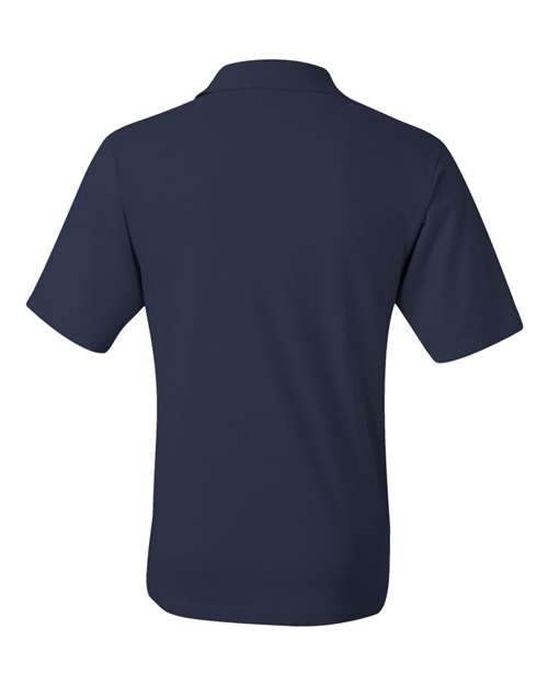 Jerzees 436MPR Men's SpotShield 50/50 Polo with Pocket - J. Navy - back