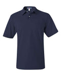 Jerzees 436MPR Men's SpotShield 50/50 Polo with Pocket - J. Navy - front