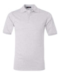 Jerzees 437MSR Men's SpotShield 50/50 Polo - Ash - front