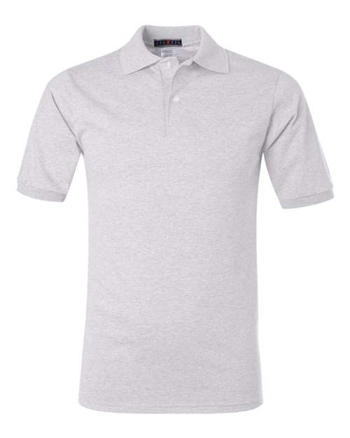 Jerzees 437MSR Men's SpotShield 50/50 Polo - Ash - front