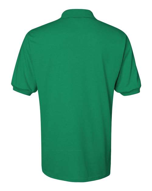 Jerzees 437MSR Men's SpotShield 50/50 Polo - Kelly - back