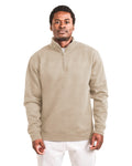 Gildan 18810 Unisex Heavy Blend Quarter-Zip Sweatshirt - Sand - model front