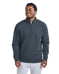 Gildan 18810 Unisex Heavy Blend Quarter-Zip Sweatshirt - Dark Heather - model front