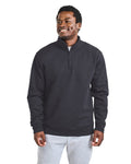 Gildan 18810 Unisex Heavy Blend Quarter-Zip Sweatshirt - Fan Charcoal Heather - model front