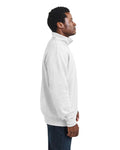 Gildan 18810 Unisex Heavy Blend Quarter-Zip Sweatshirt - Ash - model side