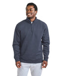 Gildan 18810 Unisex Heavy Blend Quarter-Zip Sweatshirt - Heather Dark Navy - model front