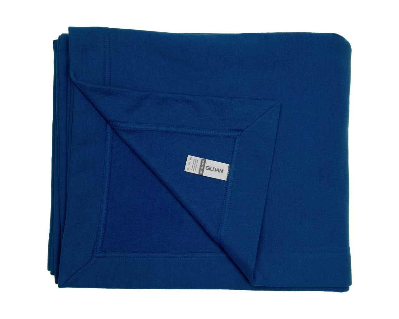 Gildan 18900 Heavy Blend Fleece Stadium Blanket - Navy - model front