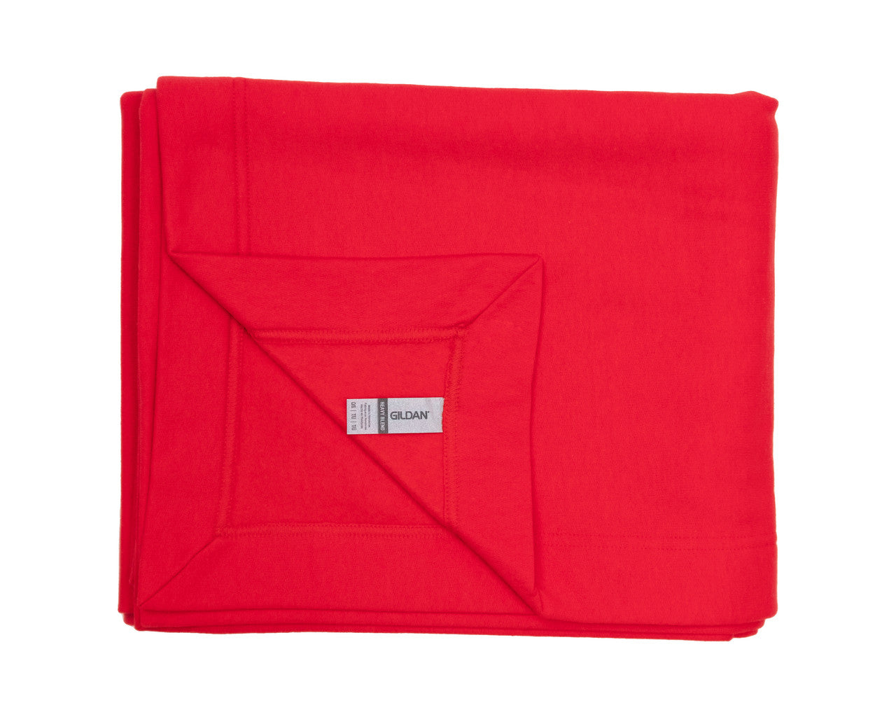 Gildan 18900 Heavy Blend Fleece Stadium Blanket - Red - model front