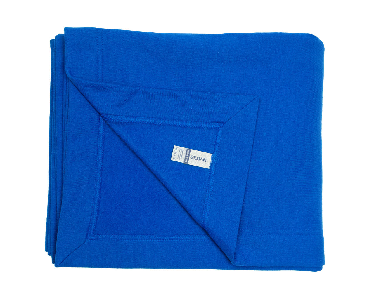 Gildan 18900 Heavy Blend Fleece Stadium Blanket - Royal - model front