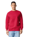 Gildan 19000 Unisex Hammer Maxweight Crewneck Sweatshirt - Cherry Red - model front