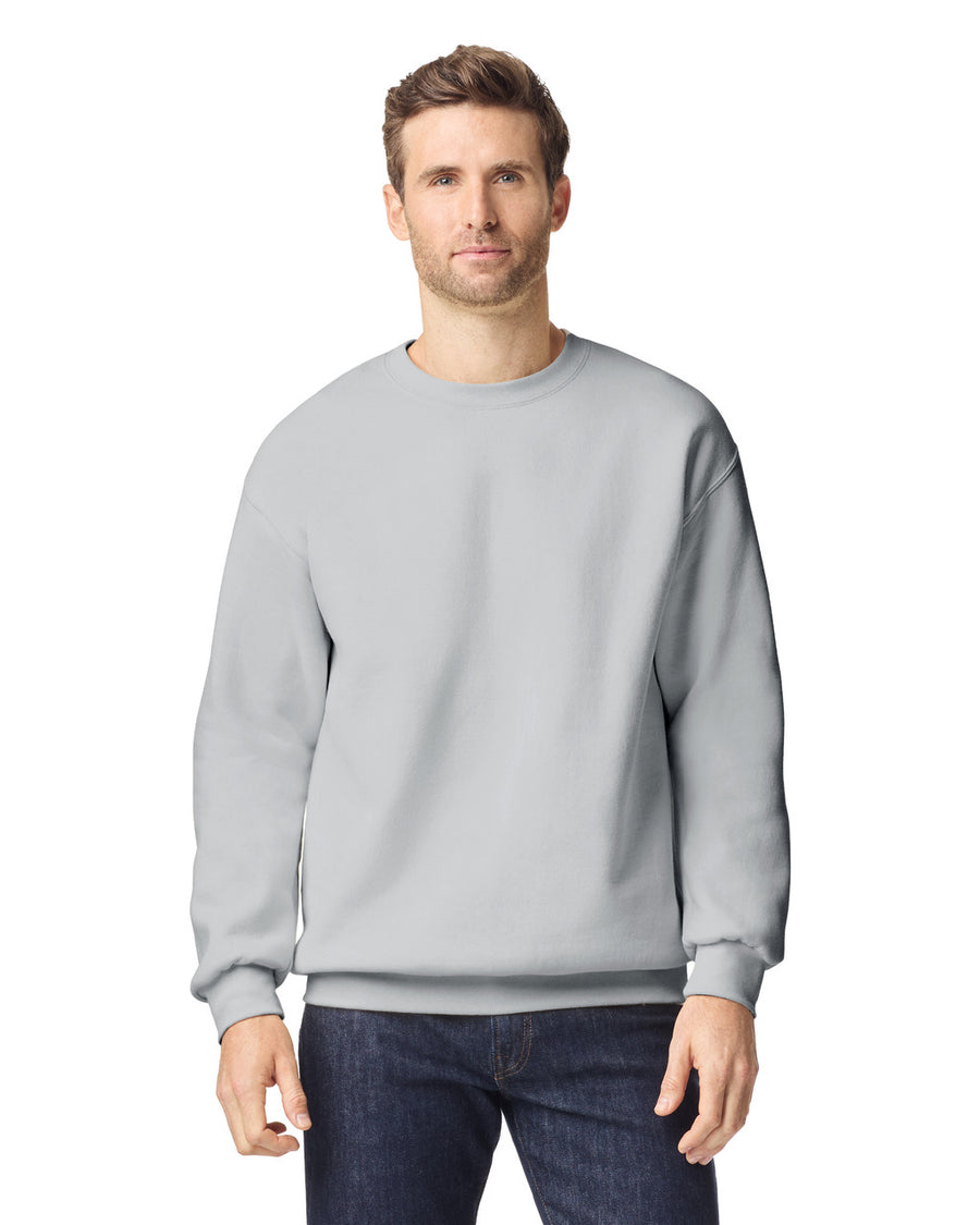 Gildan 19000 Unisex Hammer Maxweight Crewneck Sweatshirt - Gravel - model front