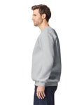 Gildan 19000 Unisex Hammer Maxweight Crewneck Sweatshirt - Gravel - model side