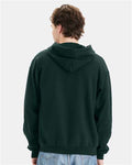 Hanes F280 Unisex Ultimate Cotton Full-Zip Hooded Sweatshirt - Deep Forest - model back
