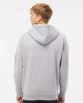 Independent Trading Co. IND4000Z Unisex Heavyweight Full-Zip Hooded Sweatshirt - Grey Heather - model back