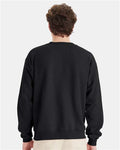 Hanes P160 EcoSmart Crewneck Sweatshirt - Black - model back