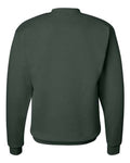 Hanes P160 EcoSmart Crewneck Sweatshirt - Deep Forest - back