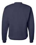 Hanes P160 EcoSmart Crewneck Sweatshirt - Navy - back