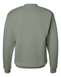 Hanes P160 EcoSmart Crewneck Sweatshirt - Stonewashed Green - back