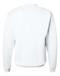 Hanes P160 EcoSmart Crewneck Sweatshirt - White - back