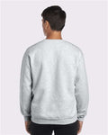 Jerzees 562MR NuBlend Crewneck Sweatshirt - Ash - model back