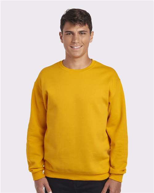 Jerzees 562MR NuBlend Crewneck Sweatshirt - Gold - model front