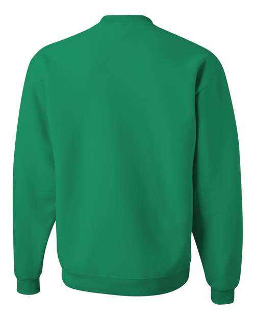 Jerzees 562MR NuBlend Crewneck Sweatshirt - Kelly - back