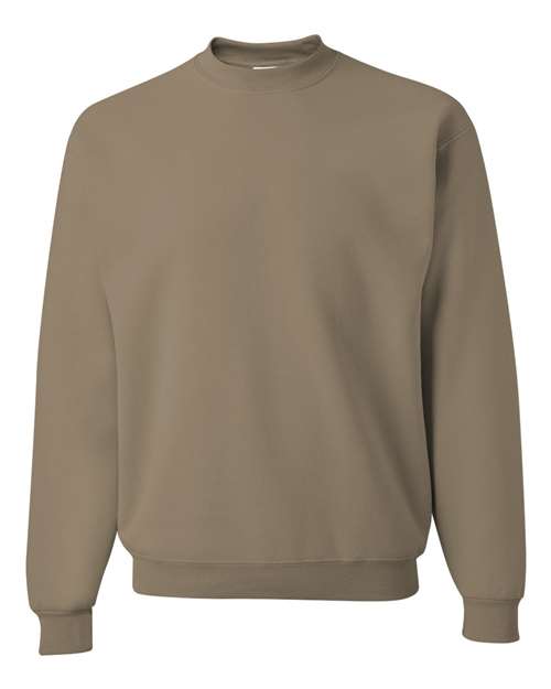 Jerzees 562MR NuBlend Crewneck Sweatshirt - Khaki - front