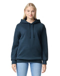 Gildan 19500 Unisex Hammer Maxweight Hooded Sweatshirt - Blue Dusk - model front