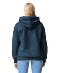 Gildan 19500 Unisex Hammer Maxweight Hooded Sweatshirt - Blue Dusk - model back