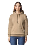 Gildan 19500 Unisex Hammer Maxweight Hooded Sweatshirt - Tan - model front