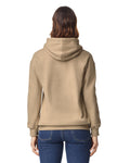 Gildan 19500 Unisex Hammer Maxweight Hooded Sweatshirt - Tan - model back