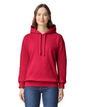 Gildan 19500 Unisex Hammer Maxweight Hooded Sweatshirt - Cherry Red - model front