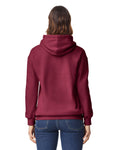 Gildan 19500 Unisex Hammer Maxweight Hooded Sweatshirt - Garnet - model back