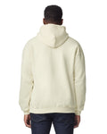 Gildan 19500 Unisex Hammer Maxweight Hooded Sweatshirt - Off White - model back