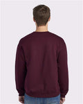 Jerzees 562MR NuBlend Crewneck Sweatshirt - Maroon - model back