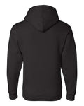 Bayside 900 Unisex USA-Made Full-Zip Hooded Sweatshirt - Black - back