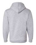 Bayside 900 Unisex USA-Made Full-Zip Hooded Sweatshirt - Dark Ash - back