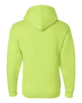 Bayside 900 Unisex USA-Made Full-Zip Hooded Sweatshirt - Lime Green - back