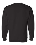 Bayside 1102 Unisex USA-Made Crewneck Sweatshirt - Black - back