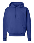 Hanes P170 EcoSmart Hooded Sweatshirt - Deep Royal - flat front