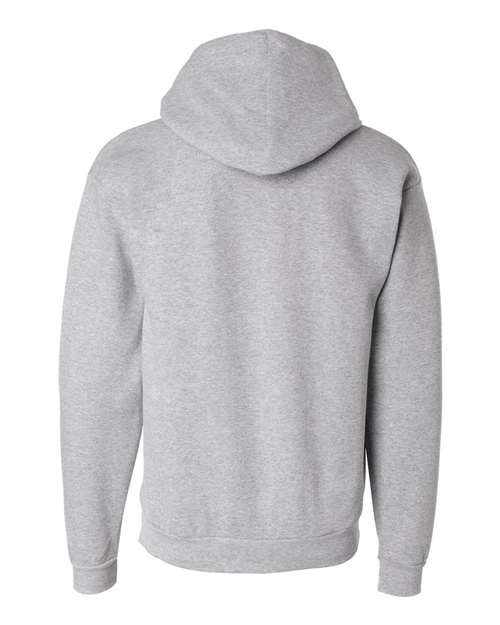 Hanes P170 EcoSmart Hooded Sweatshirt - Light Steel - back