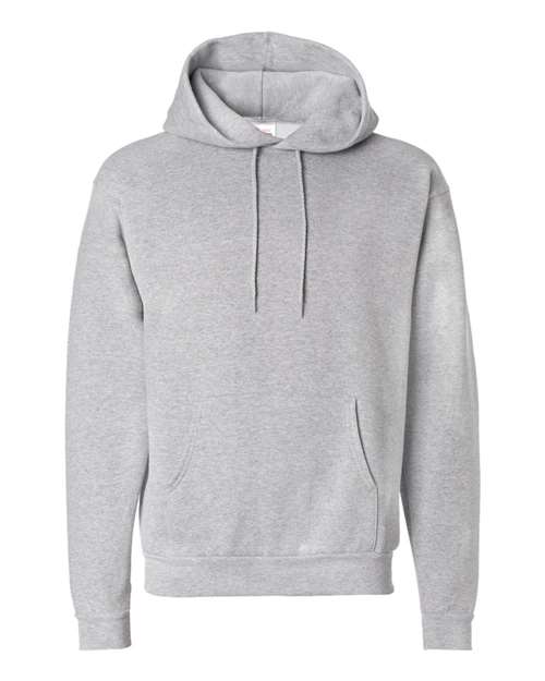 Hanes P170 EcoSmart Hooded Sweatshirt - Light Steel - flat front