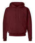 Hanes P170 EcoSmart Hooded Sweatshirt - Maroon - flat front