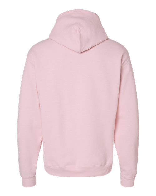 Hanes P170 EcoSmart Hooded Sweatshirt - Pale Pink - back