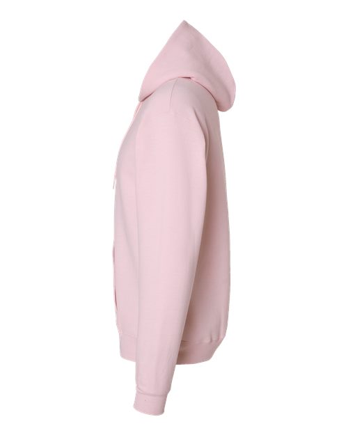 Hanes P170 EcoSmart Hooded Sweatshirt - Pale Pink - side