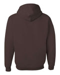 Jerzees 996MR Unisex NuBlend Hooded Sweatshirt - Chocolate - back